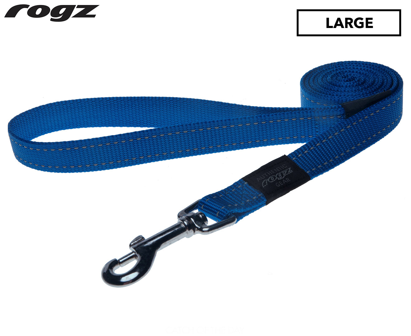 Utility Fanbelt Large Dog Lead - Blue